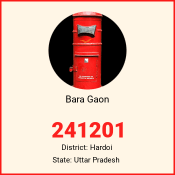 Bara Gaon pin code, district Hardoi in Uttar Pradesh
