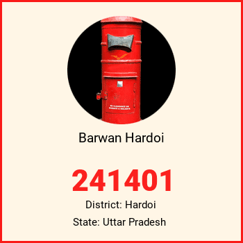 Barwan Hardoi pin code, district Hardoi in Uttar Pradesh