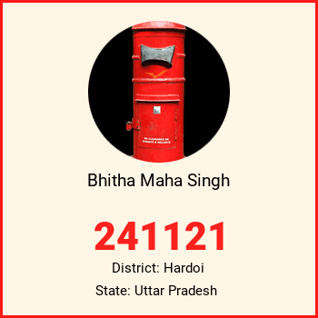 Bhitha Maha Singh pin code, district Hardoi in Uttar Pradesh