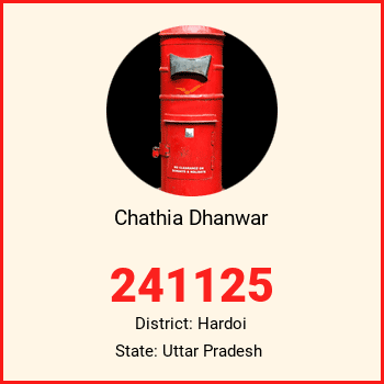 Chathia Dhanwar pin code, district Hardoi in Uttar Pradesh