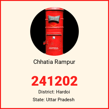 Chhatia Rampur pin code, district Hardoi in Uttar Pradesh