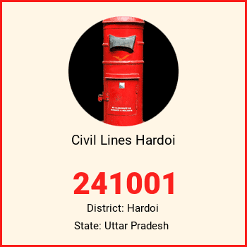 Civil Lines Hardoi pin code, district Hardoi in Uttar Pradesh