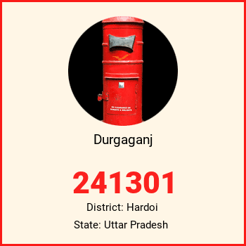 Durgaganj pin code, district Hardoi in Uttar Pradesh