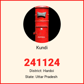 Kundi pin code, district Hardoi in Uttar Pradesh