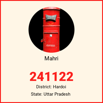 Mahri pin code, district Hardoi in Uttar Pradesh