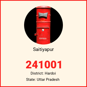 Saitiyapur pin code, district Hardoi in Uttar Pradesh