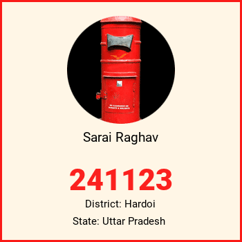 Sarai Raghav pin code, district Hardoi in Uttar Pradesh