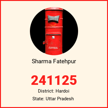 Sharma Fatehpur pin code, district Hardoi in Uttar Pradesh