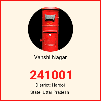 Vanshi Nagar pin code, district Hardoi in Uttar Pradesh