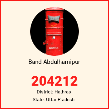 Band Abdulhamipur pin code, district Hathras in Uttar Pradesh