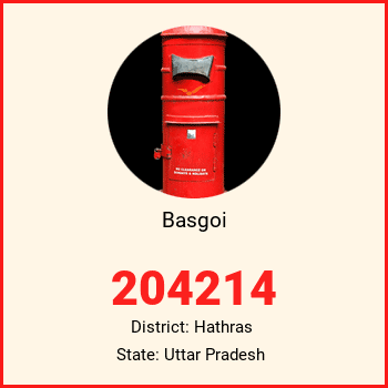 Basgoi pin code, district Hathras in Uttar Pradesh