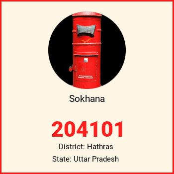 Sokhana pin code, district Hathras in Uttar Pradesh