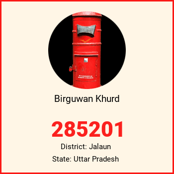Birguwan Khurd pin code, district Jalaun in Uttar Pradesh