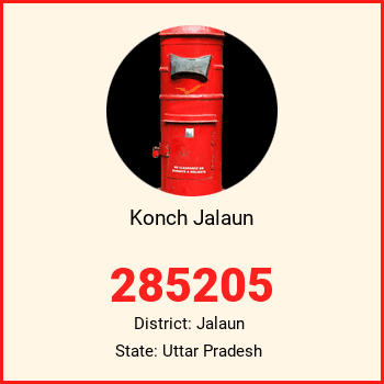 Konch Jalaun pin code, district Jalaun in Uttar Pradesh
