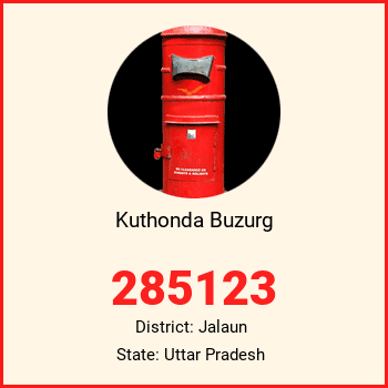 Kuthonda Buzurg pin code, district Jalaun in Uttar Pradesh