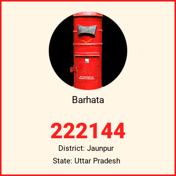 Barhata pin code, district Jaunpur in Uttar Pradesh