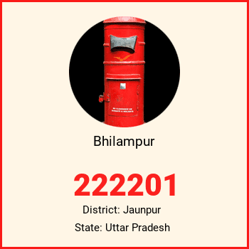 Bhilampur pin code, district Jaunpur in Uttar Pradesh