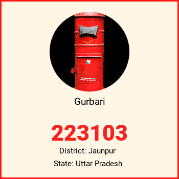Gurbari pin code, district Jaunpur in Uttar Pradesh