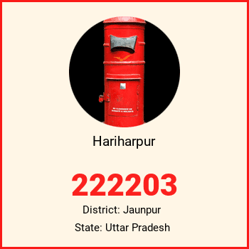 Hariharpur pin code, district Jaunpur in Uttar Pradesh