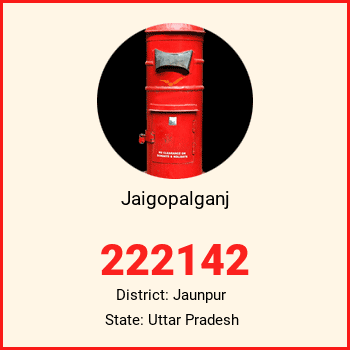 Jaigopalganj pin code, district Jaunpur in Uttar Pradesh