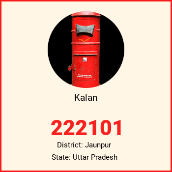 Kalan pin code, district Jaunpur in Uttar Pradesh