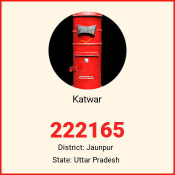 Katwar pin code, district Jaunpur in Uttar Pradesh