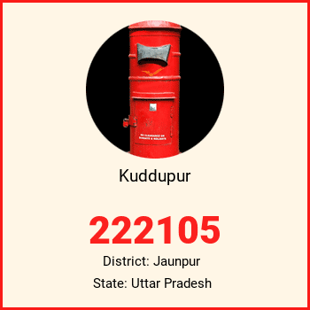 Kuddupur pin code, district Jaunpur in Uttar Pradesh