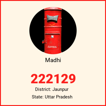 Madhi pin code, district Jaunpur in Uttar Pradesh
