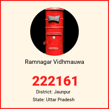 Ramnagar Vidhmauwa pin code, district Jaunpur in Uttar Pradesh