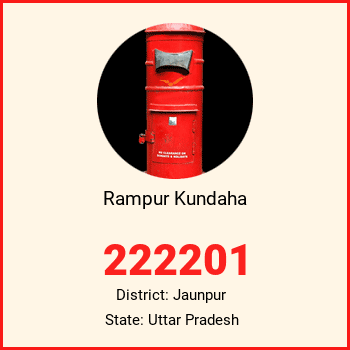Rampur Kundaha pin code, district Jaunpur in Uttar Pradesh