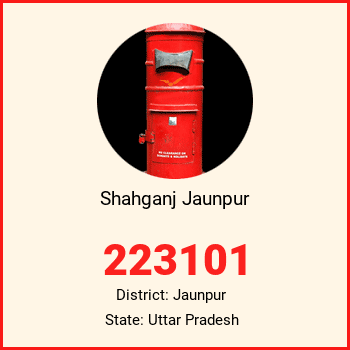 Shahganj Jaunpur pin code, district Jaunpur in Uttar Pradesh
