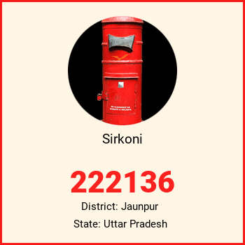 Sirkoni pin code, district Jaunpur in Uttar Pradesh