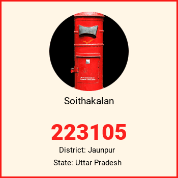 Soithakalan pin code, district Jaunpur in Uttar Pradesh