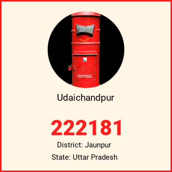 Udaichandpur pin code, district Jaunpur in Uttar Pradesh