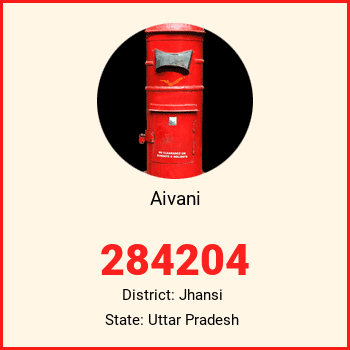 Aivani pin code, district Jhansi in Uttar Pradesh