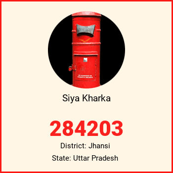 Siya Kharka pin code, district Jhansi in Uttar Pradesh