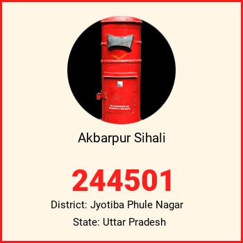 Akbarpur Sihali pin code, district Jyotiba Phule Nagar in Uttar Pradesh