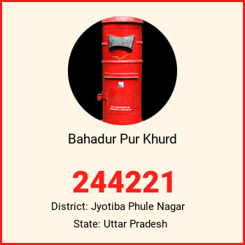 Bahadur Pur Khurd pin code, district Jyotiba Phule Nagar in Uttar Pradesh