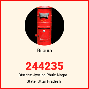 Bijaura pin code, district Jyotiba Phule Nagar in Uttar Pradesh