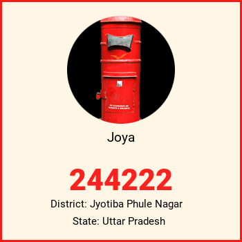Joya pin code, district Jyotiba Phule Nagar in Uttar Pradesh