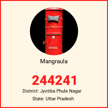 Mangraula pin code, district Jyotiba Phule Nagar in Uttar Pradesh