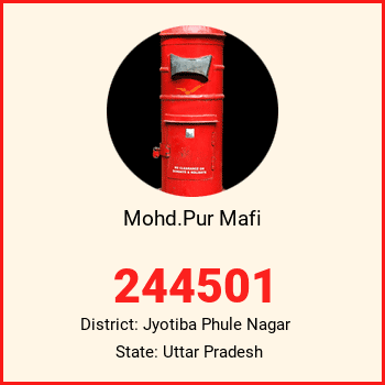 Mohd.Pur Mafi pin code, district Jyotiba Phule Nagar in Uttar Pradesh