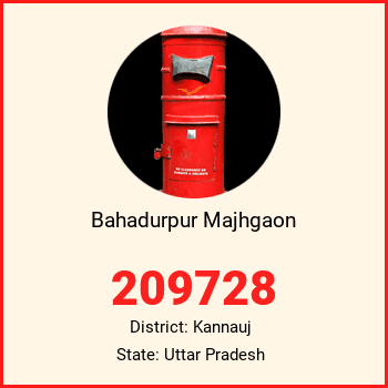 Bahadurpur Majhgaon pin code, district Kannauj in Uttar Pradesh