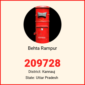 Behta Rampur pin code, district Kannauj in Uttar Pradesh