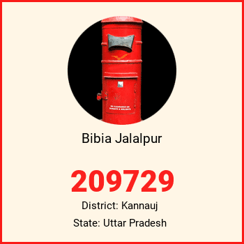 Bibia Jalalpur pin code, district Kannauj in Uttar Pradesh