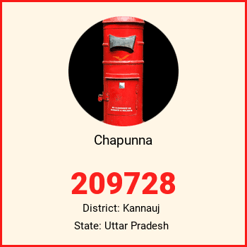 Chapunna pin code, district Kannauj in Uttar Pradesh