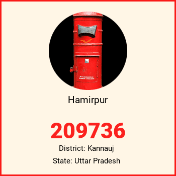 Hamirpur pin code, district Kannauj in Uttar Pradesh