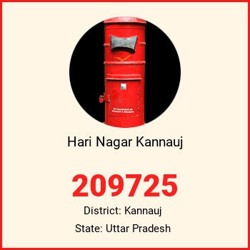 Hari Nagar Kannauj pin code, district Kannauj in Uttar Pradesh