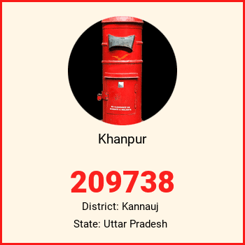 Khanpur pin code, district Kannauj in Uttar Pradesh