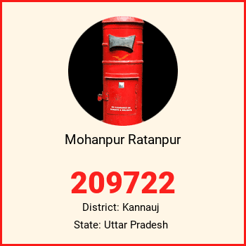 Mohanpur Ratanpur pin code, district Kannauj in Uttar Pradesh